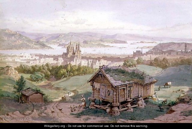 View of Christiania, 1882 - Carl Friedrich H. Werner