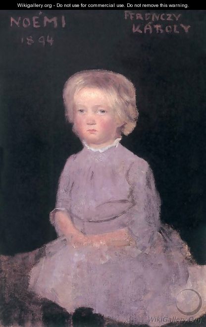Noemi as a Child 1894 - Karoly Ferenczy