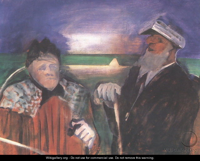 The Aged Sailor and the Old Woman 1936-39 - Istvan Farkas