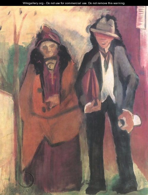French Poet and his Mother 1932 - Istvan Farkas