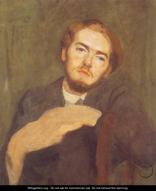 Portrait of Beni Ferenczy 1912 - Karoly Ferenczy