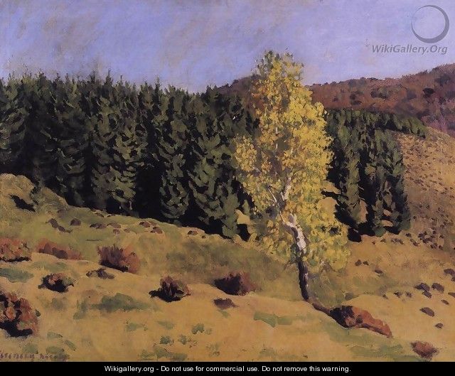 Landscape Autumn in Izvora 1909 - Karoly Ferenczy