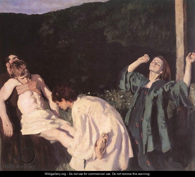 Deposition from the Cross 1903 - Karoly Ferenczy