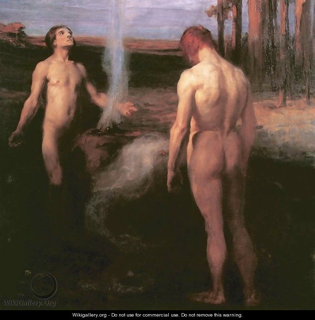 Kain and Abel 1899 - Laszlo Hegedus