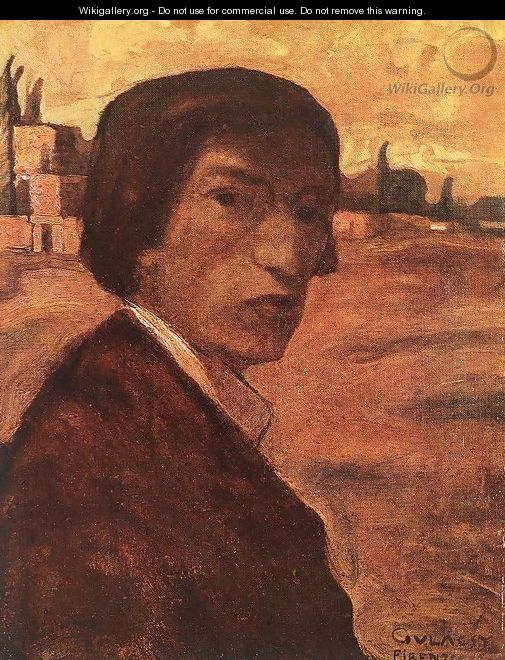 Self-portrait 1903 - Lajos Gulacsy