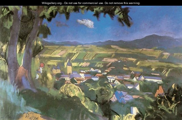 View of Nagybanya 1926 - David Jandi