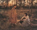 Shepherd and Peasant Woman 1892 - Bela Ivanyi Grunwald