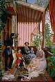 On the Balcony, 1857 - Fedor Mikhailovich Slavyansky