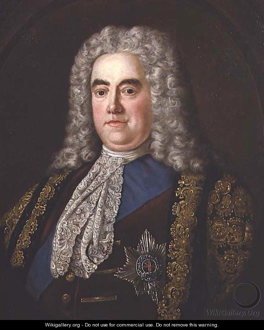 Portrait of Sir Robert Walpole, Earl of Orford 1676-1745, c.1740 - Stephen Slaughter