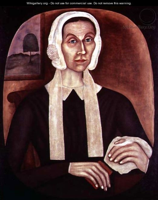 Portrait of an Elderly Quaker Lady, c.1845 - T. Skynner