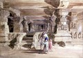 The Lanka Caves, Ellora, 1862 - William Simpson
