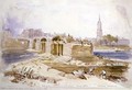 Taking Down Old Glasgow Bridge, 1850 - William Simpson