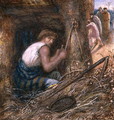Saul Hiding among the Stuff, 1866 - James Smetham