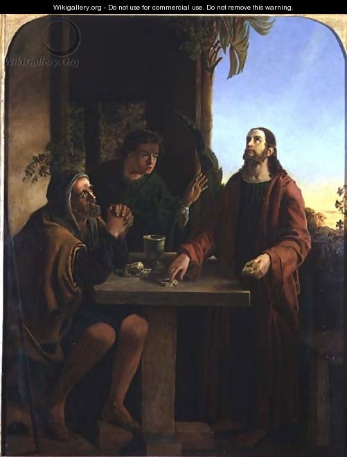 Christ at Emmaus - James Smetham