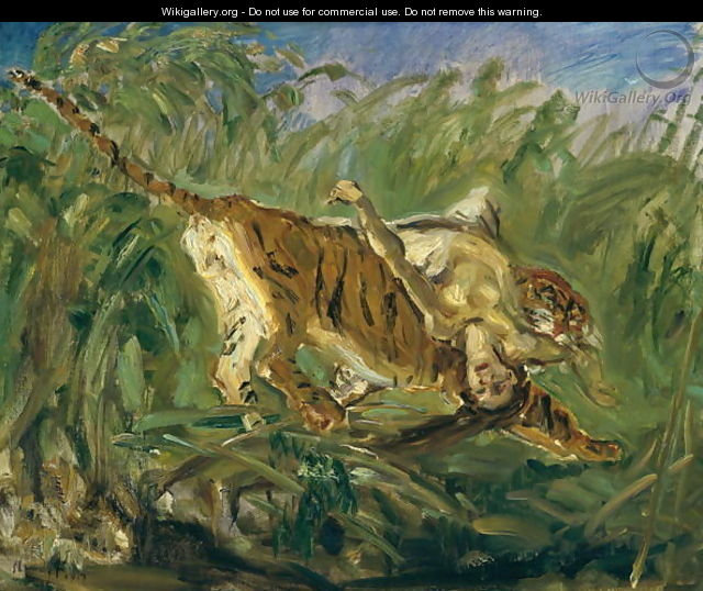 Tiger in the Jungle, 1917 - Max Slevogt