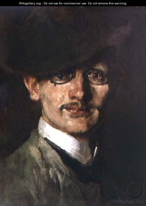 Self Portrait, 1888 - Max Slevogt
