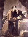 St. Francis of Assisi at Prayer - Giovanni Andrea Sirani