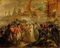 The Surrender of the Two Sons of Tipu Sahib 1749-99, Sultan of Mysore, to Sir David Baird, c.1800 - Henry Singleton