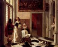 Woman Receiving a Letter 1663-65 - Ludolf de Jongh