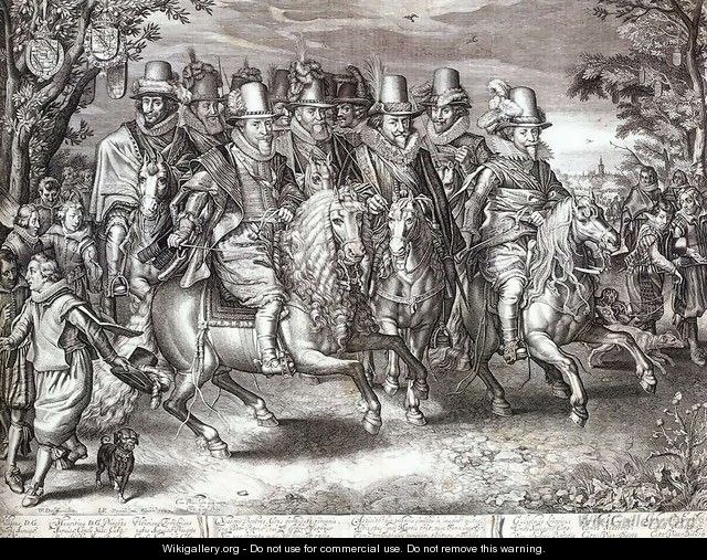 Cavalcade of Eleven Princes of Orange-Nassau 1621 - Willem Jacobsz Delff