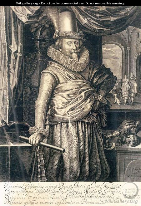 Portrait of Frederick Hendrick, Prince of Orange-Nassau 1619 - Willem Jacobsz Delff