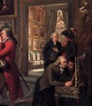 The Art Gallery of Jan Gildemeester 1794-95 detail - Adriaan de Lelie