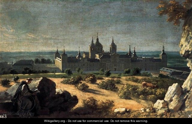 View of the Monastery of El Escorial 1723 - Michel-Ange Houasse