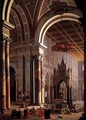 Interior of the Basilica of San Paolo in Rome - Pietro Francesco Garola
