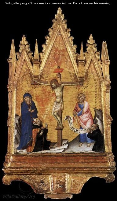 Crucifixion with Donor 1380 - gi Vannuccio Francesco