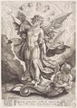 St Michael Slaying the Dragon 1584 - Hieronymus or Jerome Wierix