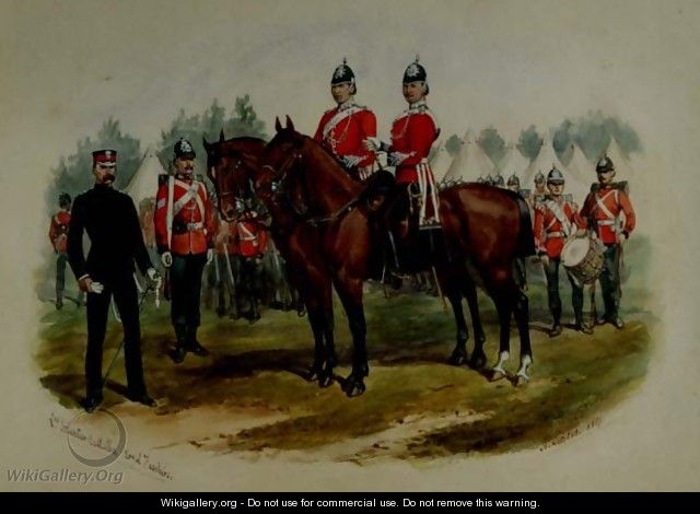 Second Volunteer Battalion, Royal Fusiliers, 1884 - Richard Simkin