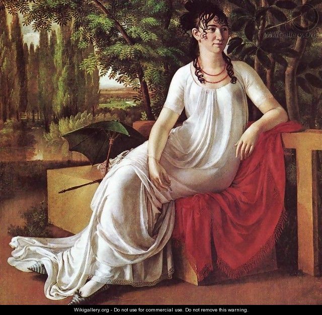 Portrait of Wilhelmine Cotta 1802 - Christian Gottlieb Schick