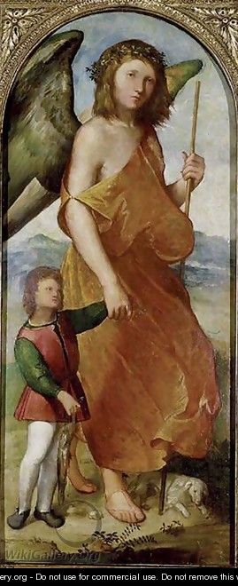 Tobias and the Angel 1521-23 - Altobello Melone