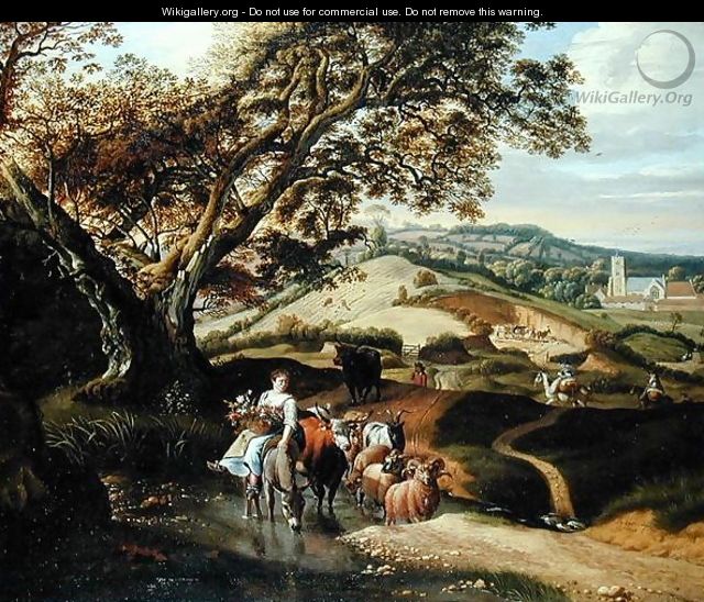 A Pastoral Landscape, 1684 - Jan Siberechts