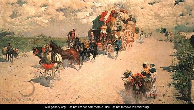 The Gypsy Wagon - Giovanni Signorini