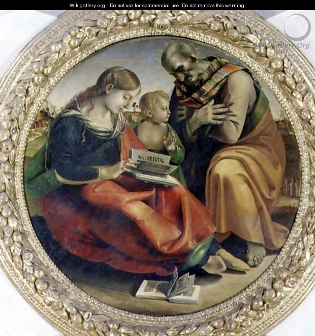 The Holy Family, c.1485 - Luca Signorelli