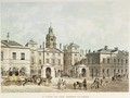 A view of the Horse Guards from Whitehall engraved by J.C Sadler - Thomas Hosmer Shepherd