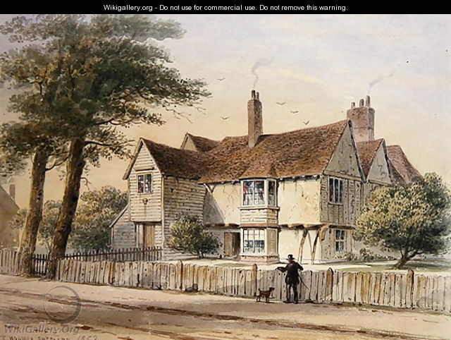 The Rectorial House, Newington Butts, 1852 - Thomas Hosmer Shepherd