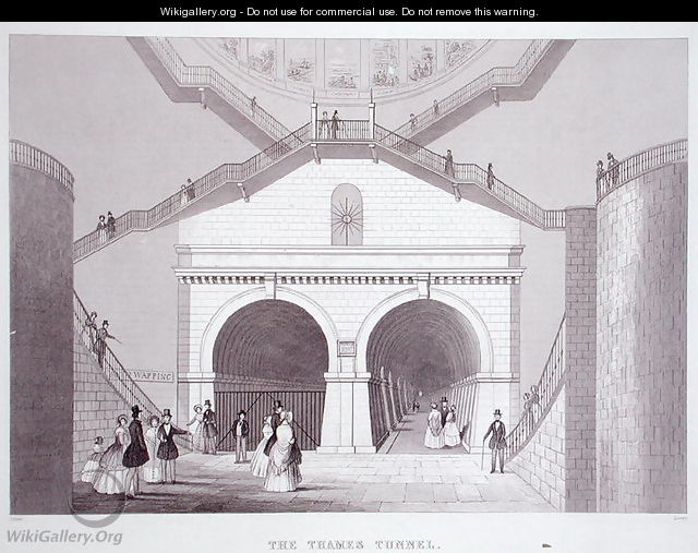 The Thames Tunnel, c.1851-55 - Thomas Hosmer Shepherd