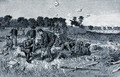 Confederate line waiting orders in the wilderness, illustration from Battles and Leaders of the Civil War, edited by Robert Underwood Johnson and Clarence Clough Buel - William Ludlow Sheppard