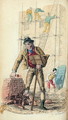 The Bricklayers Labourer from Ackermanns World in Miniature - (after) Shoberl, Frederic