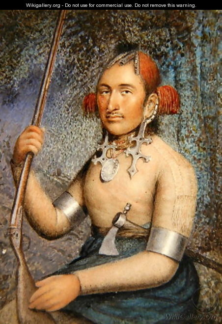 A North American Indian Chief - Ellen Wallace Sharples
