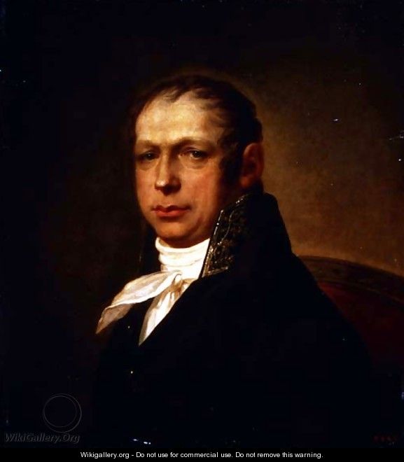 Portrait of the Architect Adrian Dmitrievich Zakharov 1761-1811 1804 - Stepan Semenovich Shchukin
