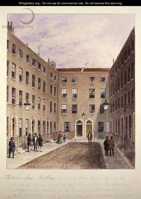 Travies Inn, Holborn, 1858 - Thomas Hosmer Shepherd