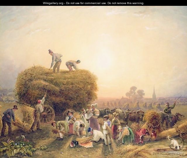 Haymaking, 1832 - George (Sydney) Shepherd