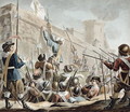 Attack on Boulogne-Sur-Mer, engraved by Jean Baptiste Morret fl. 1790-1820 1788 - Antoine Louis Francois Sergent-Marceau