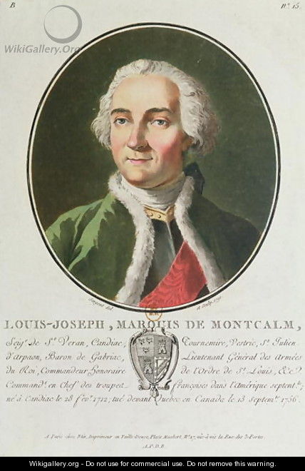 Louis-Joseph de Montcalm 1712-59 1790 - Antoine Louis Francois Sergent-Marceau