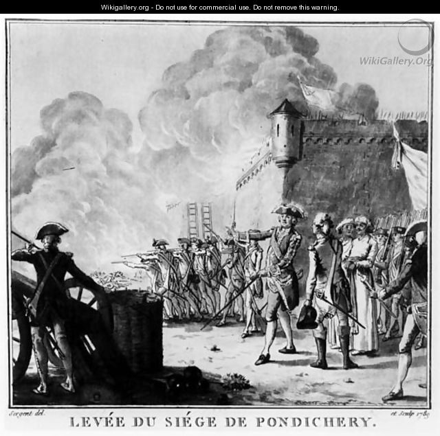 The Raising of the Siege of Pondicherry, 1789 - Antoine Louis Francois Sergent-Marceau