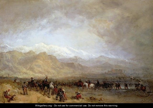 French Troops Fording the Magra - William Clarkson Stanfield