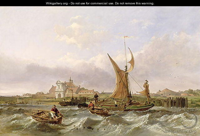 Tilbury Fort - Wind Against the Tide, 1853 - William Clarkson Stanfield